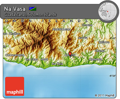 Physical Map of Na Vasa
