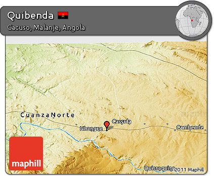 Physical 3D Map of Quibenda