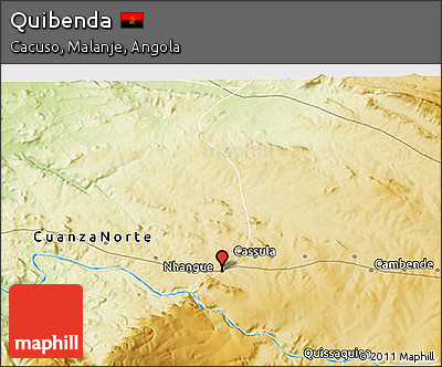 Physical 3D Map of Quibenda