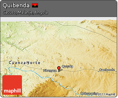 Physical 3D Map of Quibenda