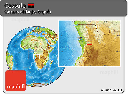 Physical Location Map of Cassula