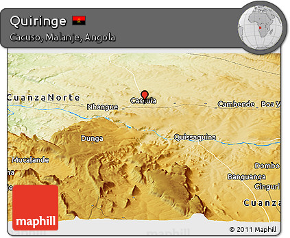 Physical Panoramic Map of Quiringe