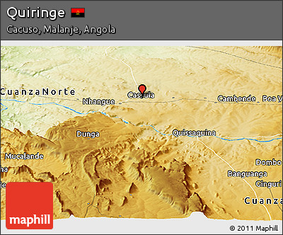Physical Panoramic Map of Quiringe
