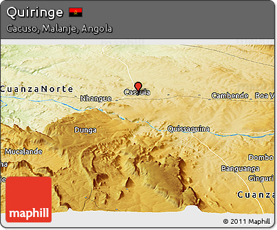 Physical Panoramic Map of Quiringe