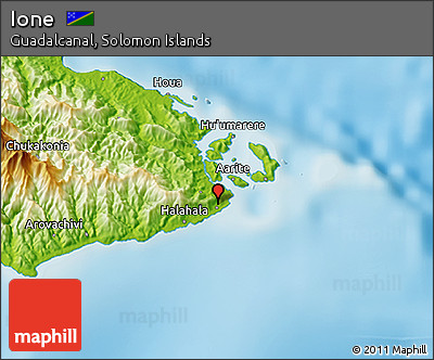 Physical 3D Map of Ione