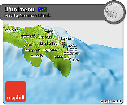 Physical Panoramic Map of U'unimenu