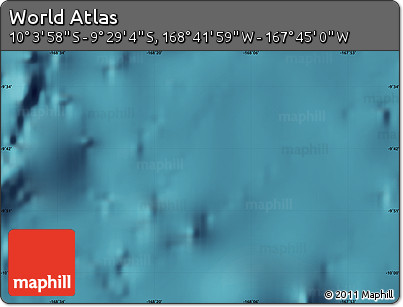Satellite Map of the Area around 9° 46' 31" S, 168° 13' 29" W