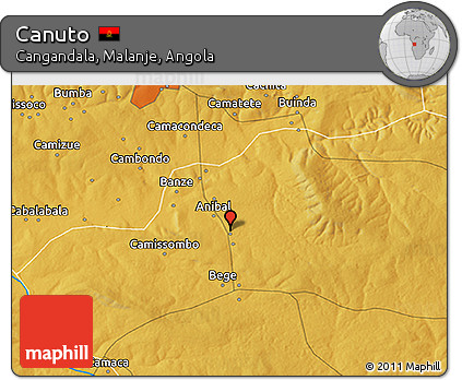 Physical 3D Map of Canuto