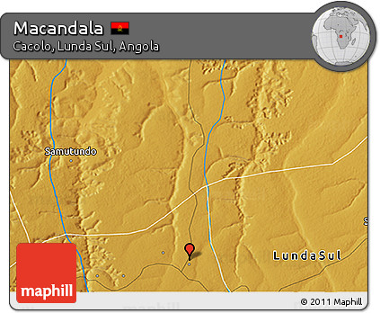 Physical 3D Map of Macandala