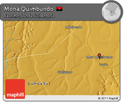 Physical 3D Map of Mona Quimbundo
