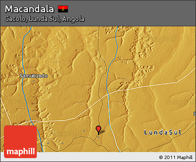 Physical 3D Map of Macandala