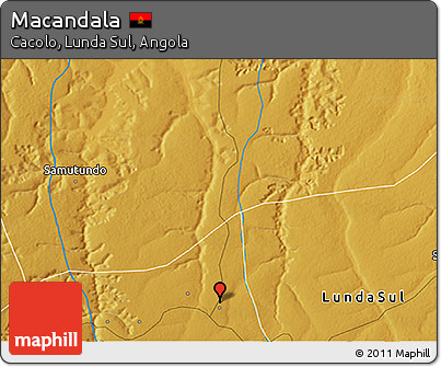 Physical 3D Map of Macandala