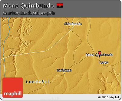 Physical 3D Map of Mona Quimbundo