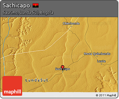 Physical 3D Map of Sachicapo