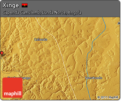 Physical 3D Map of Xinge