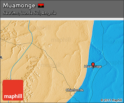 Political 3D Map of Muamonge