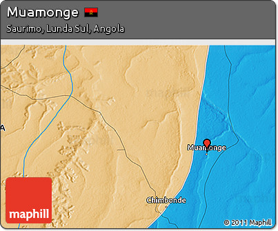 Political 3D Map of Muamonge