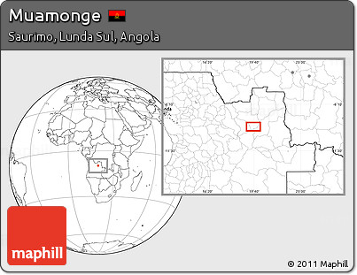Blank Location Map of Muamonge