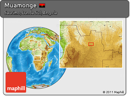 Physical Location Map of Muamonge