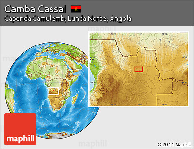 Physical Location Map of Camba Cassai