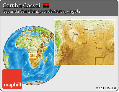 Physical Location Map of Camba Cassai