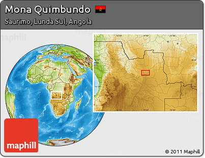 Physical Location Map of Mona Quimbundo