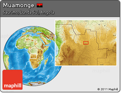 Physical Location Map of Muamonge