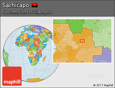 Political Location Map of Sachicapo