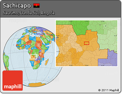 Political Location Map of Sachicapo