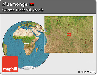 Satellite Location Map of Muamonge