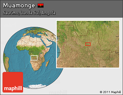 Satellite Location Map of Muamonge