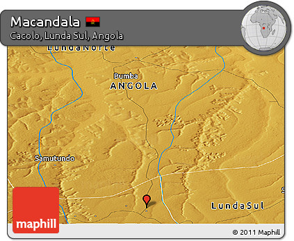Physical Panoramic Map of Macandala