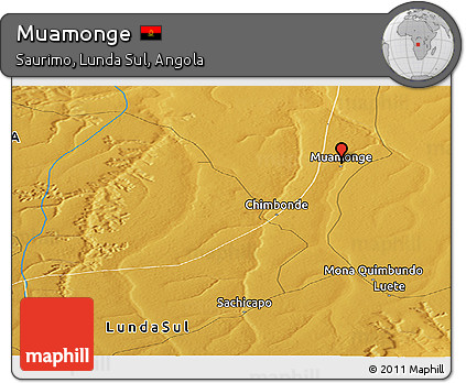 Physical Panoramic Map of Muamonge