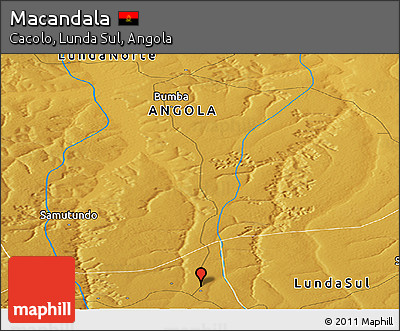 Physical Panoramic Map of Macandala
