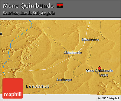 Physical Panoramic Map of Mona Quimbundo