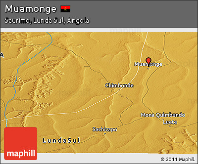 Physical Panoramic Map of Muamonge