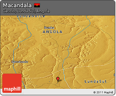 Physical Panoramic Map of Macandala