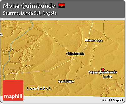 Physical Panoramic Map of Mona Quimbundo