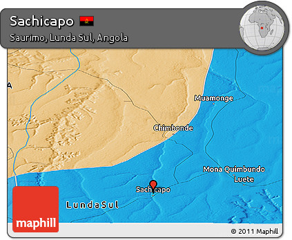 Political Panoramic Map of Sachicapo