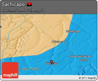 Political Panoramic Map of Sachicapo