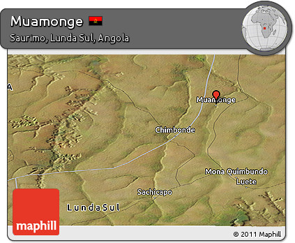 Satellite Panoramic Map of Muamonge