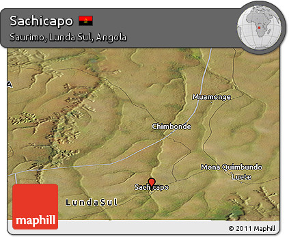 Satellite Panoramic Map of Sachicapo
