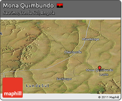 Satellite Panoramic Map of Mona Quimbundo