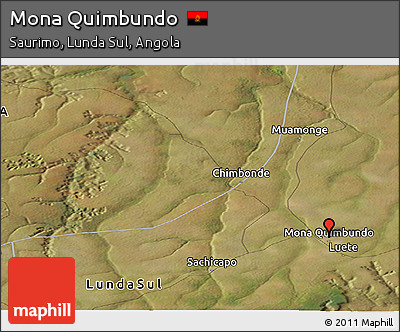 Satellite Panoramic Map of Mona Quimbundo