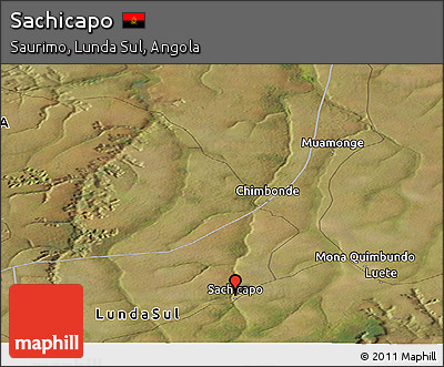 Satellite Panoramic Map of Sachicapo