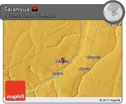 Physical 3D Map of Saianvua