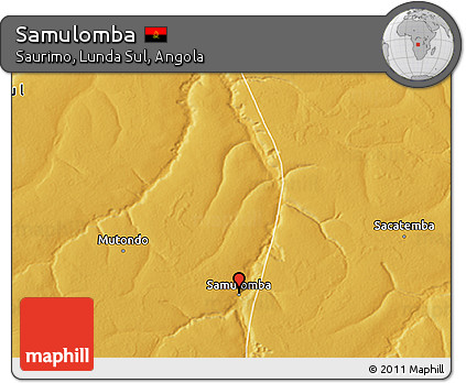 Physical 3D Map of Samulomba