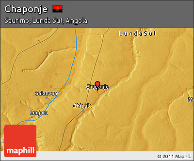 Physical 3D Map of Chaponje
