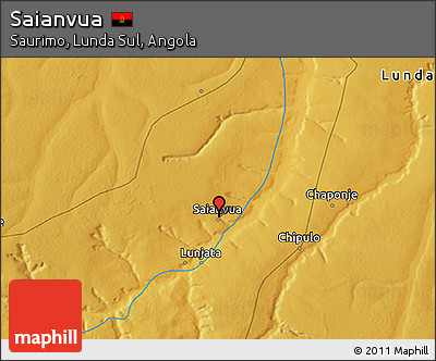 Physical 3D Map of Saianvua