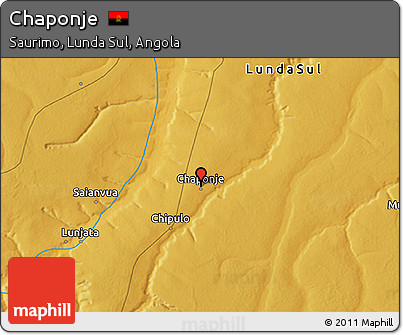 Physical 3D Map of Chaponje